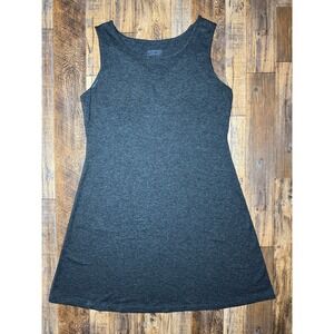 Patagonia Womens Gray Sleeveless Casual Dress Heather A‎ Line Athleisure Large L